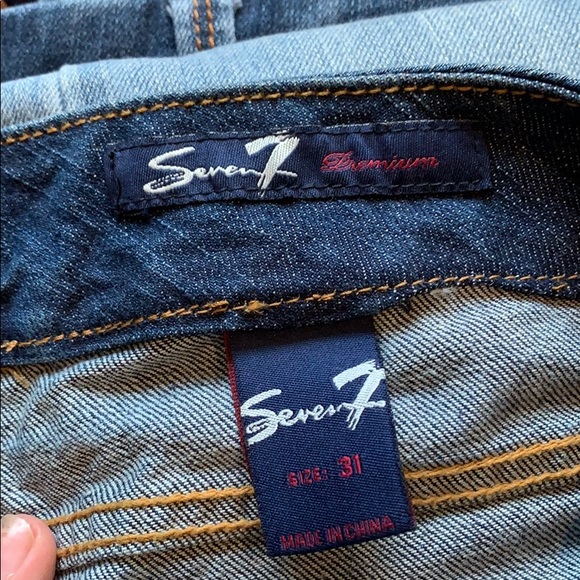 Straight Leg Seven7 Jeans - Picture 3 of 3